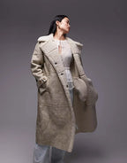 Topshop-Faux-Leather-Shearling-Longline-Aviator-Jacket-In-Cream