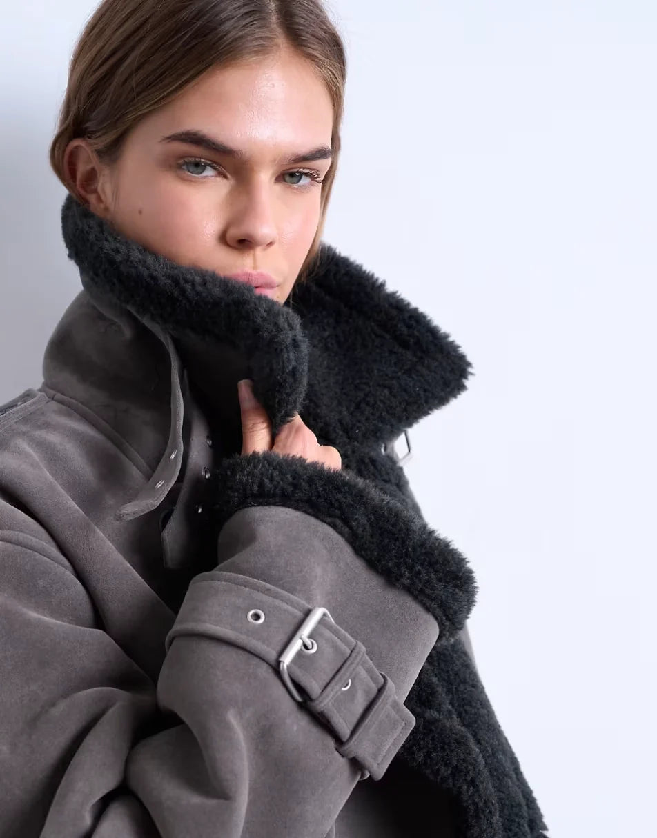 Topshop-Longline-Aviator-Faux-Shearling-Jacket-Look