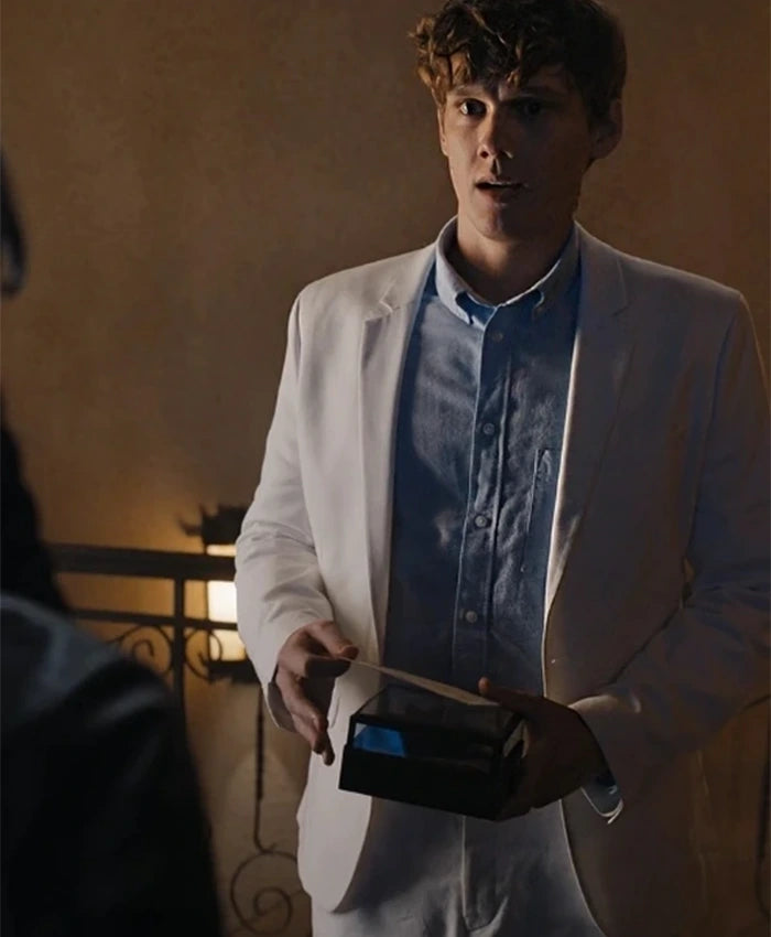  Tyler Galpin Wednesday  White Blazer
