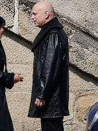 

 Uncle Fester Wednesday S03  Leather Coat
