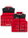 Unisex-Scarlet-San-Francisco-49ers-Team-Puffer-Vest