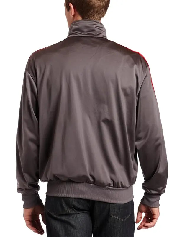 What To Expect When You Are Expecting Vic Adidas Men Grey/Red Zip Up Jacket
