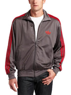 What To Expect When You Are Expecting Vic Adidas Men Grey/Red Zip Up Jacket