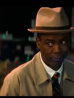 Misty Green Chris Rock Cream Satin Jacket