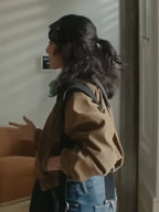 The Scout 2026 Mimi Davila Brown Cotton Jacket