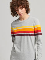 Snack Shack A.J. Ten Ton Trading Co Striped Tee