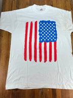 Snack Shack Moose Vintage United States Flag Shirt