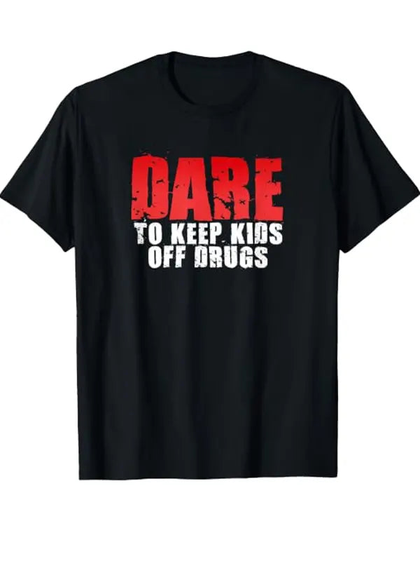 Snack Shack Brooke 80S VINTAGE D.A.R.E. DARE TO KEEP KIDS OFF DRUGS Tee