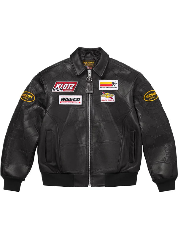 Vanson-Leathers-x-Supreme-Spiderman-Jacket