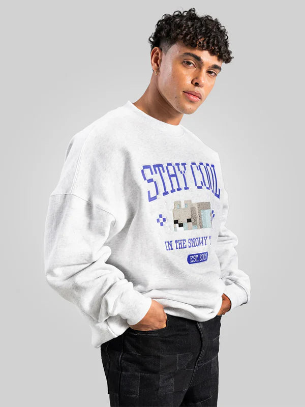 Very-Cool-Minecraft-Tundra-Crewneck-Sweater