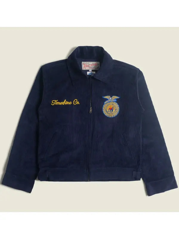 Vintage Corduroy Work Jacket Chainstitch