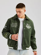 Vintage Green Varsity Jacket