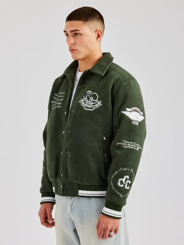 Vintage Green Varsity Jacket Buy