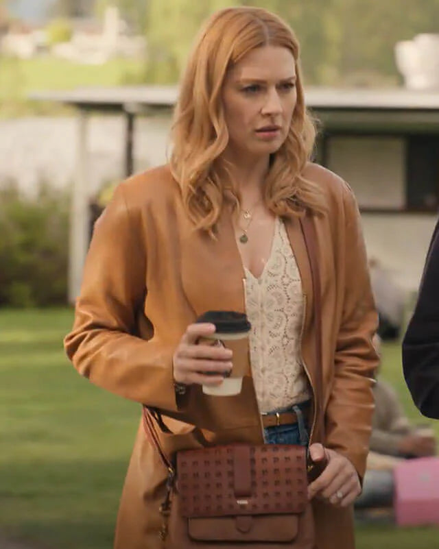Virgin-River-S06-Melinda-Monroe-Brown-Leather-Coat