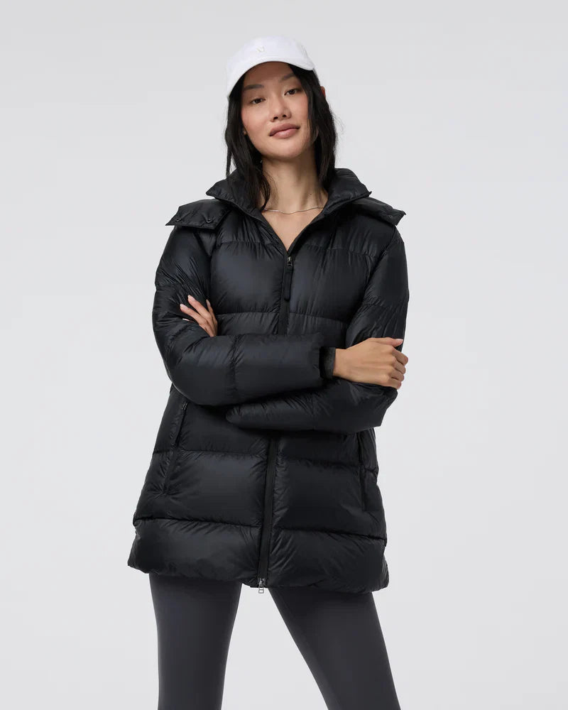 Vuori-Coordinate-Long-Down-Jacket-Black