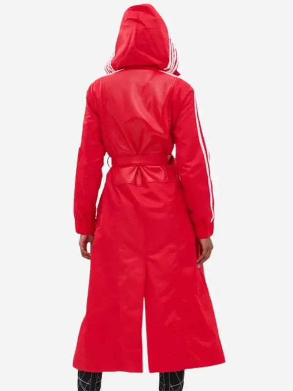 WWE Nxt 2026 Kelani Jordan Red Adidas Hooded Coat
