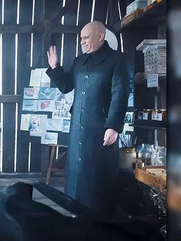 Wednesday 2022 Fred Armisen New   Wool Coat