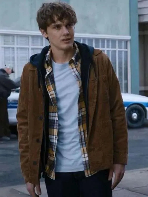 
  Wednesday Hunter Doohan Brown Jacket
