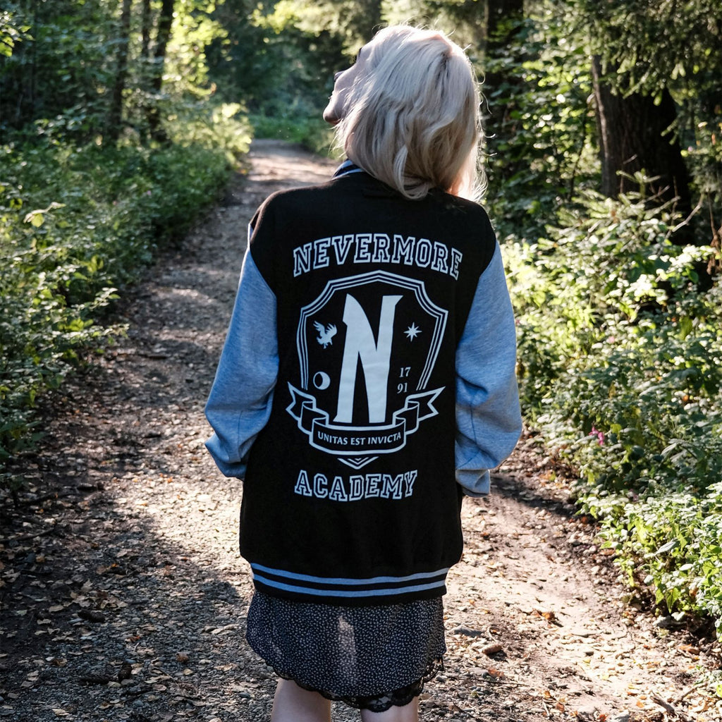 
Wednesday Nevermore Academy New Wool Jacket
