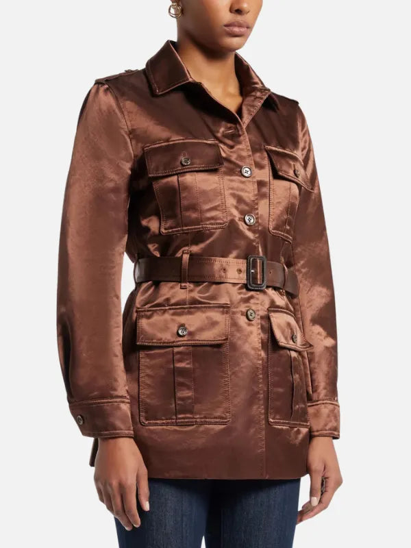 

 Wednesday S02 Billie Piper  New  Brown   Jacket
