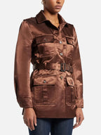 

 Wednesday S02 Billie Piper  New  Brown   Jacket

