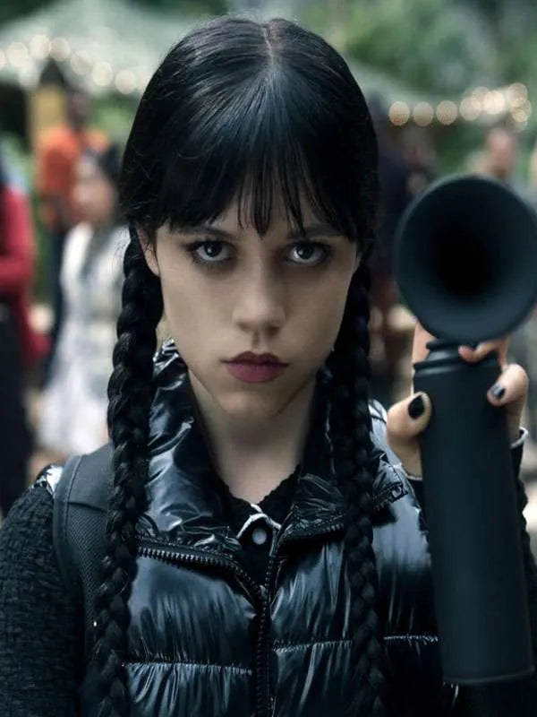  Wednesday S02 Goody Addams Black Puffer Vest