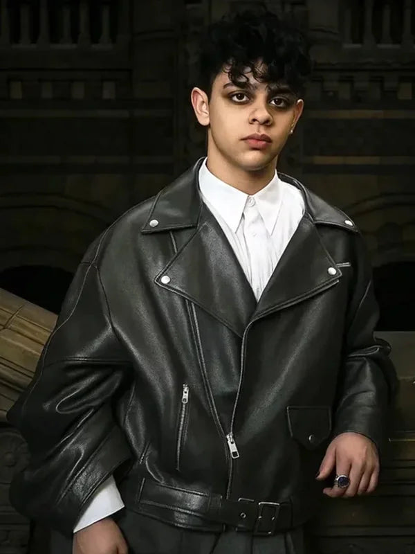 
 Wednesday S02 Isaac Ordonez  Leather Jacket