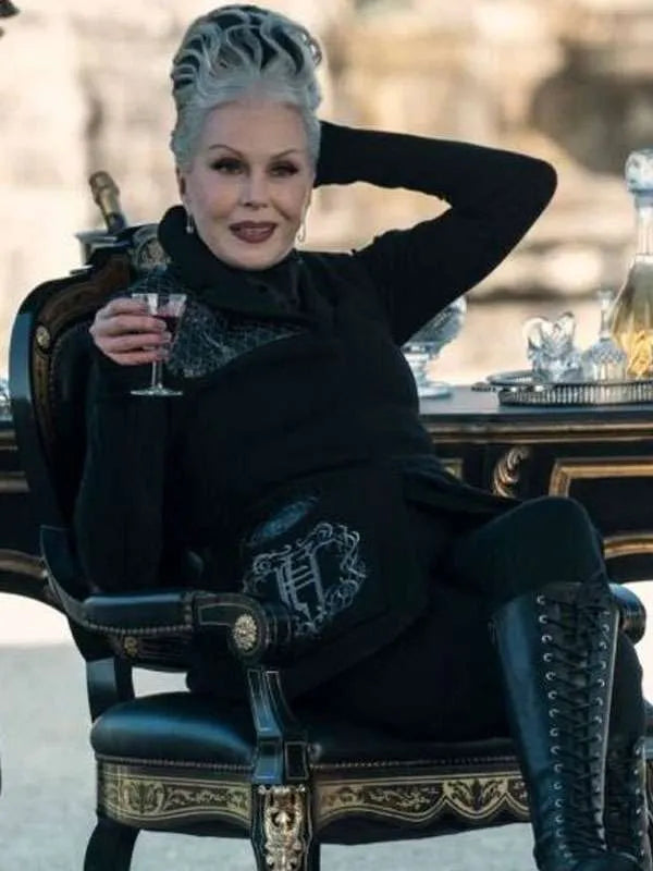   Wednesday S02 Joanna Lumley Black  Vest