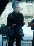

  Wednesday S02 Joanna Lumley Black Wool Vest