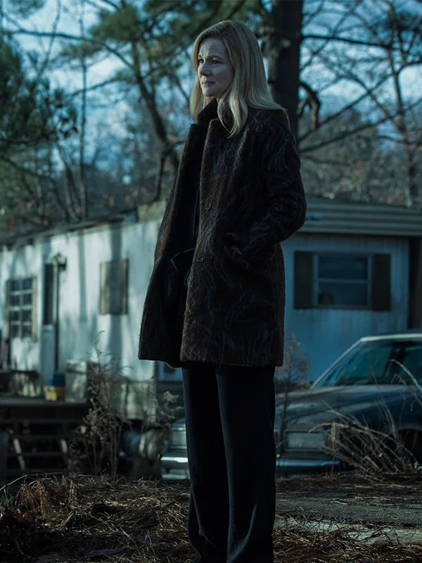 
Wendy Byrde Ozark Black Wool Coat
