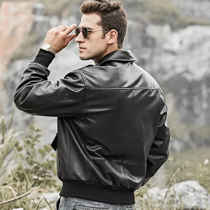 Air Force Pilot Bomber Jacket Men Zing Apparel
