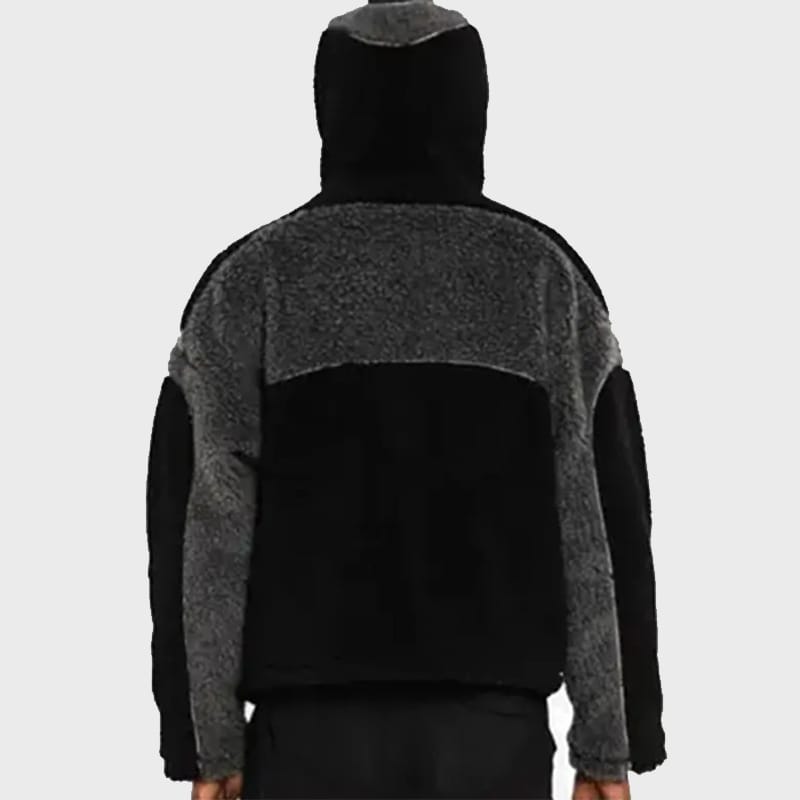 Trendt Vision Flees Jacket Men, Black Zing Apparel