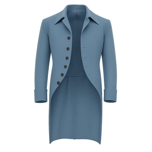 Luke Thompson Bridgerton S04 Blue Coat