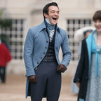 Luke Thompson Bridgerton S04 Blue Coat