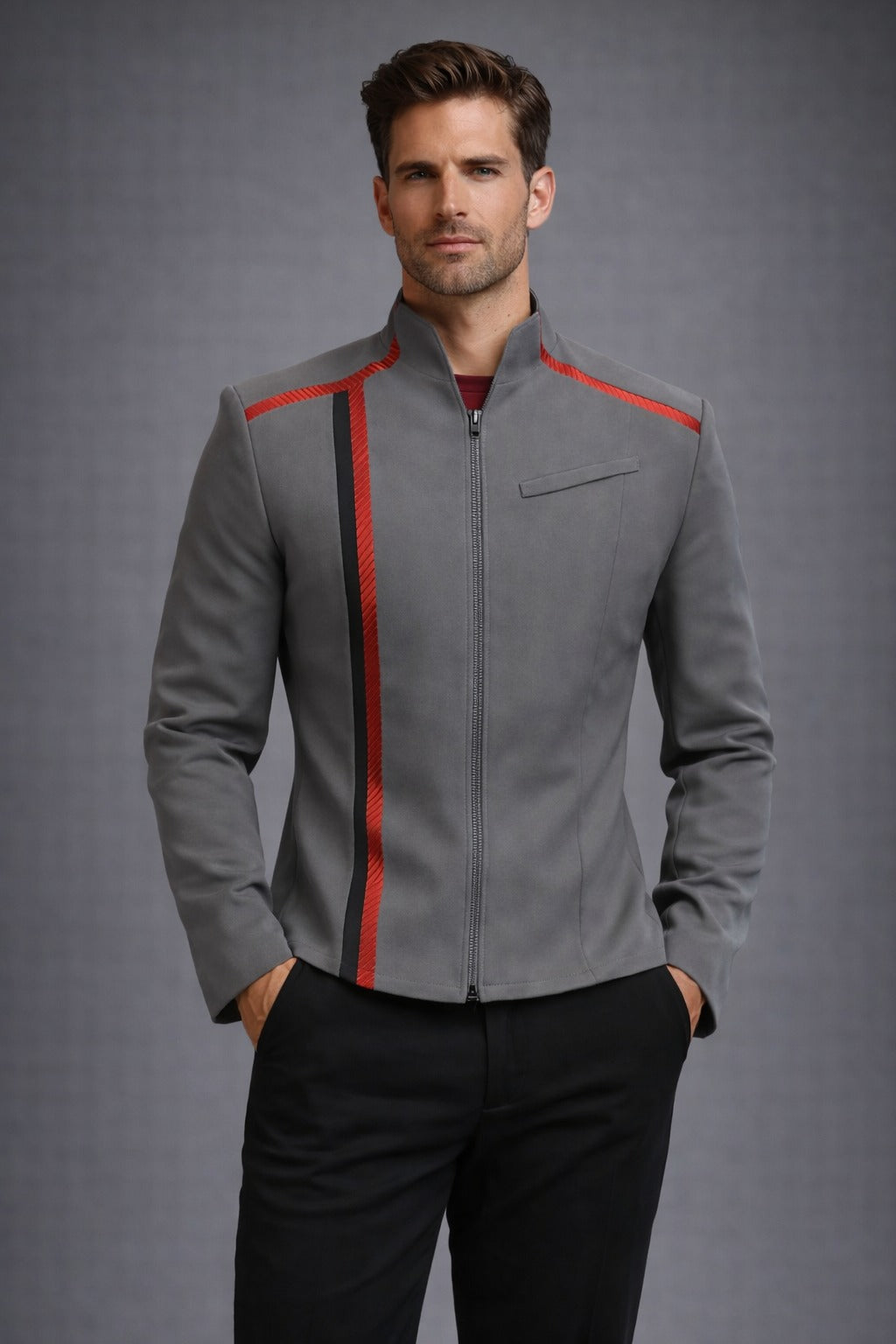 Starfleet Academy Caleb Mir Grey Jacket