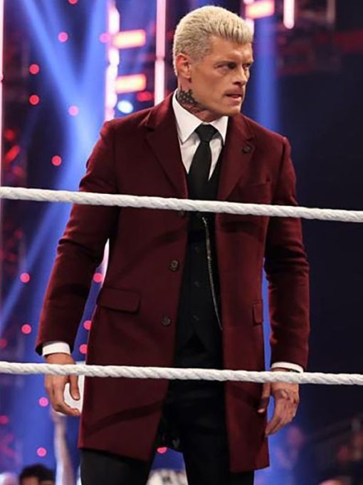 Cody Rhodes American Nightmare Red Trench Coat