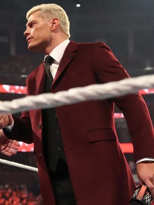 Cody Rhodes American Nightmare Red Trench Coat