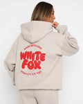 Made With Love White Fox Hoodie