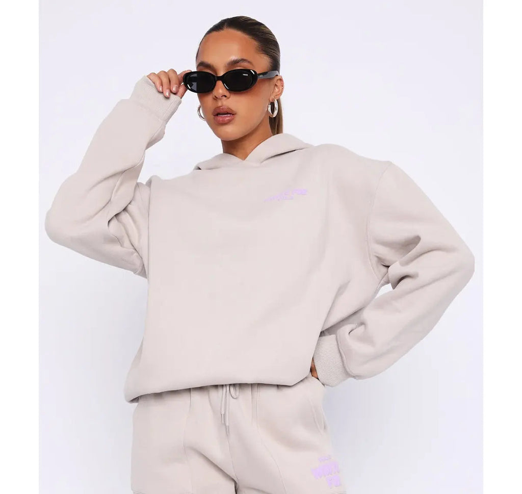 White fox Offstage Hoodie Cloud