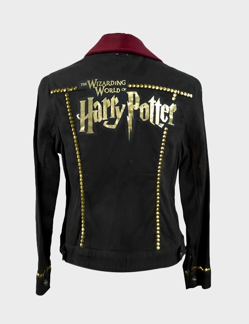 
Wizarding Harry Potter Black Denim Trucker Jacket