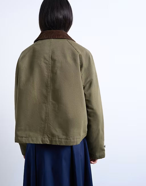 Women’s warm denim Barn jacket
