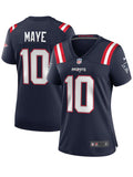 Womens-Nike-Drake-Maye-Navy-New-England-Patriots-Player-Game-Jersey