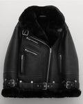 Womens-Shearling-Aviator-Jacket-Black
