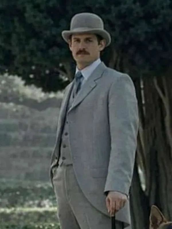 Young Sherlock 2026 Max Irons Grey Blazer