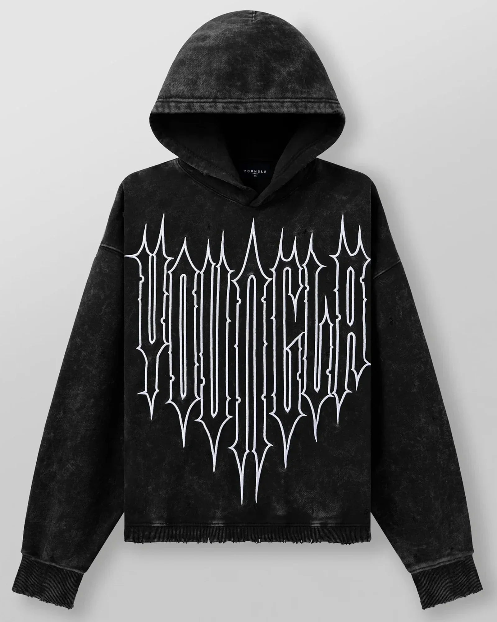Youngla_Black_Wash_Hoodie_Buy