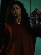 Euphoria S03 Zendaya Coleman Red Stripe Sweatshirt