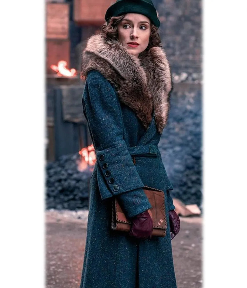 Sophie Rundle Peaky Blinders S5  Coat