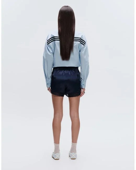 Adidas x ASOS Funnel Neck Blue Shirt