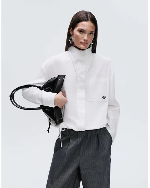 Adidas x ASOS Funnel Neck Blue Shirt