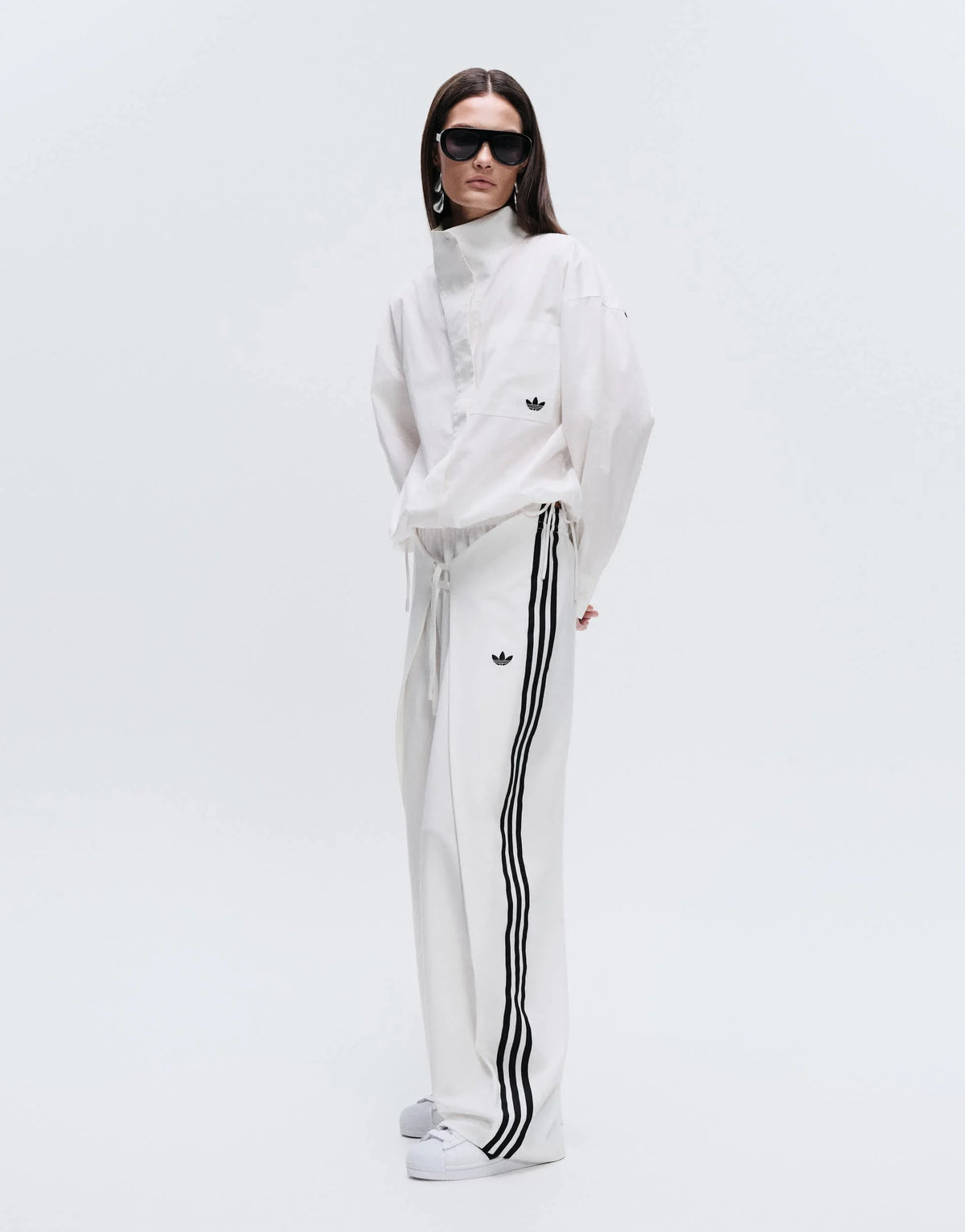 Adidas x ASOS Funnel Neck Blue Shirt